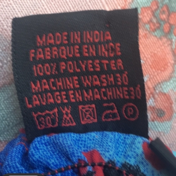 NWOT Vibrant midi skirt made in India, quality materials, fits like 2/4 - Picture 7 of 8